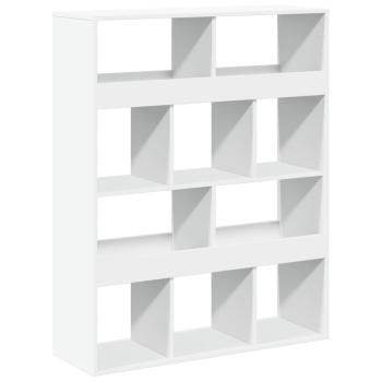ARDEBO.de - Bücherregal Weiß 100x33x125,5 cm Holzwerkstoff