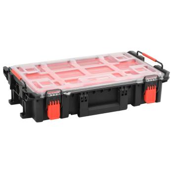 ARDEBO.de - Koffer für Flugreise Tragbar Schwarz 55,5x34,5x13,5 cm PP
