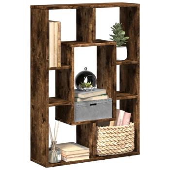 ARDEBO.de - Bücherregal Räuchereiche 63x20x90 cm Holzwerkstoff