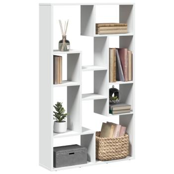 ARDEBO.de - Bücherregal Weiß 72x20x120 cm Holzwerkstoff