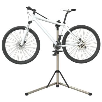 ARDEBO.de - Fahrrad-Montageständer Faltbar Verstellbar 102-160 cm Aluminium