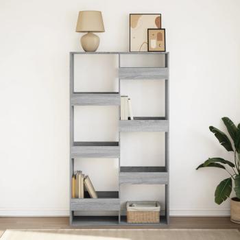 Bücherregal Grau Sonoma 100x33x175 cm Holzwerkstoff