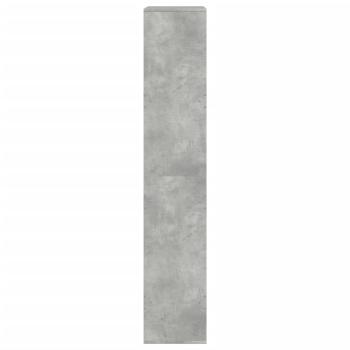 Bücherregal Betongrau 100x33x175 cm Holzwerkstoff