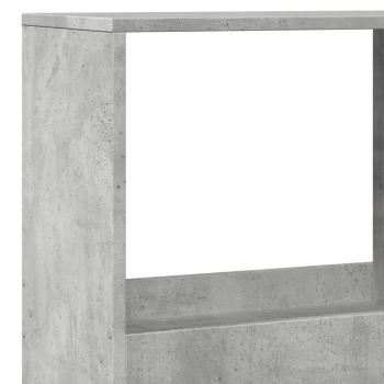 Bücherregal Betongrau 100x33x175 cm Holzwerkstoff