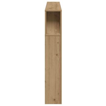 LED-Kopfteil Artisan-Eiche 180x18,5x103,5 cm Holzwerkstoff