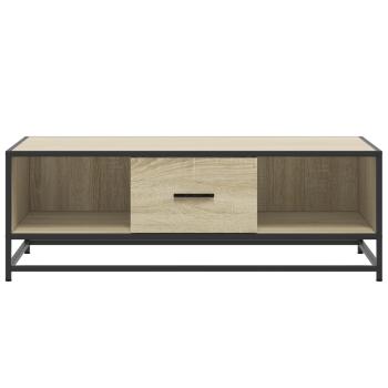Couchtisch Sonoma-Eiche 100x57x35 cm Holzwerkstoff und Metall