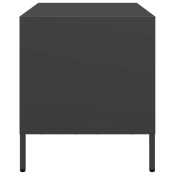 TV-Schrank Schwarz 68x39x43,5 cm Kaltgewalzter Stahl