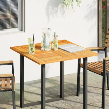 ARDEBO.de - Tischplatte 80x80x2,2 cm Quadratisch Massivholz Akazie