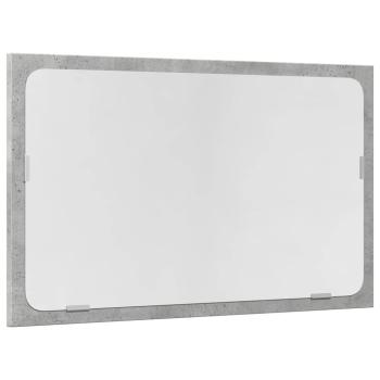 2-tlg. Badmöbel-Set Betongrau Holzwerkstoff