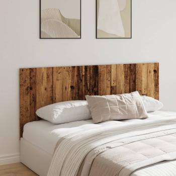 ARDEBO.de - Kopfteil Altholz-Optik 200x1,5x80 cm Holzwerkstoff