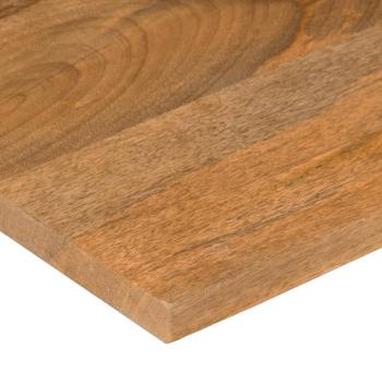 Schreibtischplatte mit Aussparung 140x50x2,5cm Massivholz Mango