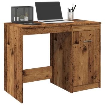 ARDEBO.de - Schreibtisch Altholz-Optik 100x50x76 cm Holzwerkstoff