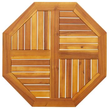 ARDEBO.de - Tischplatte 70x70x2 cm Achteckig Massivholz Akazie