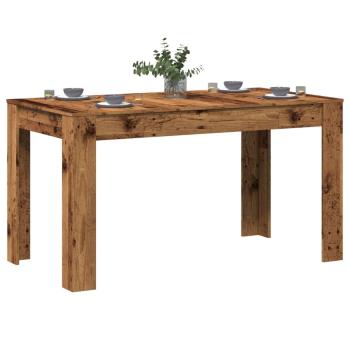 ARDEBO.de - Esstisch Altholz-Optik 140x74,5x76 cm Holzwerkstoff