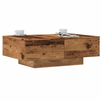 ARDEBO.de - Couchtisch Altholz-Optik 90x60x31 cm Holzwerkstoff