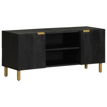 ARDEBO.de - TV-Schrank Schwarz 105x33x46 cm Holzwerkstoff