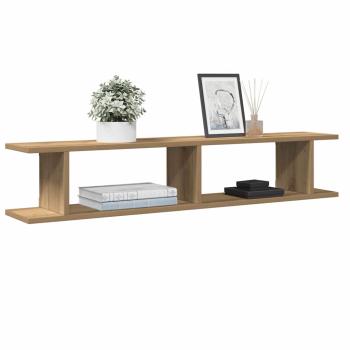 ARDEBO.de - Wandregale 2 Stk. Artisan-Eiche 105x18x20 cm Holzwerkstoff