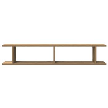 Wandregale 2 Stk. Artisan-Eiche 105x18x20 cm Holzwerkstoff