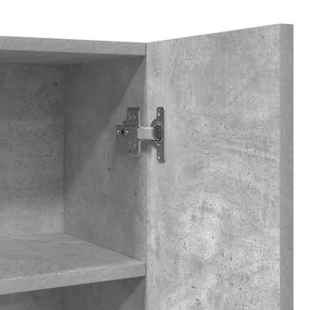 Waschmaschinenschrank Betongrau 70,5x25,5x90 cm