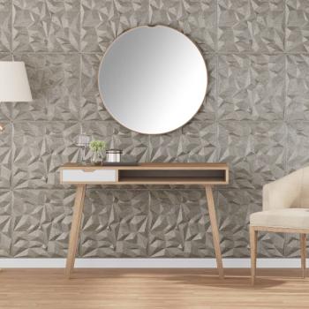 ARDEBO.de - Wandpaneele 48 Stk. Beton 50x50 cm XPS 12 m² Amethyst