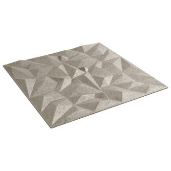 Wandpaneele 12 Stk. Beton 50x50 cm XPS 3 m² Amethyst