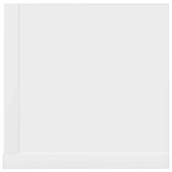 Wandregale 2 Stk. Weiß 100x16,5x16,5 cm Holzwerkstoff