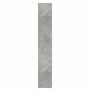 Badezimmerschrank Betongrau 30x30x183,5 cm Holzwerkstoff