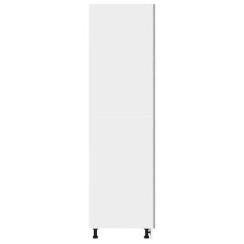 Kühlumbauschrank Betongrau 60x57x207 cm Holzwerkstoff