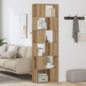 Bücherregal/Raumteiler Artisan-Eiche 60x24x186 cm