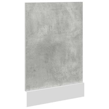 Geschirrspülerblende Betongrau 45x3x67 cm
