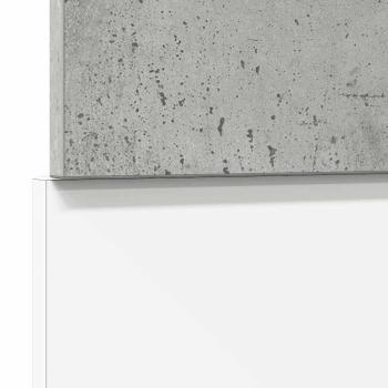 Geschirrspülerblende Betongrau 45x3x67 cm