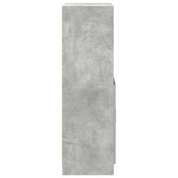 Küchenschrank Betongrau 57x41,5x131,5 cm Holzwerkstoff