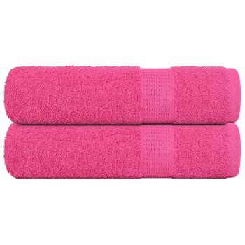 ARDEBO.de - Handtücher 2 Stk. Rosa 50x100 cm 360 g/m² 100% Baumwolle