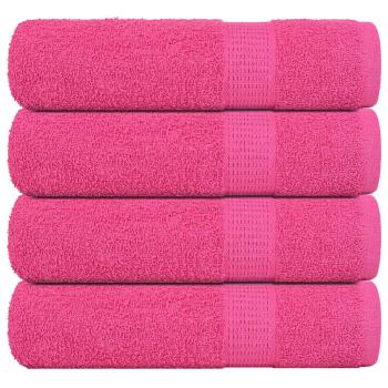 ARDEBO.de - Duschtücher 4 Stk. Rosa 70x140 cm 360 g/m² 100% Baumwolle