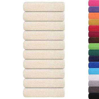 Badetücher 10 Stk. Creme 100x150 cm 360 g/m² 100% Baumwolle