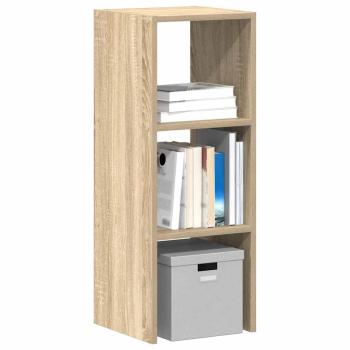 ARDEBO.de - Bücherregal Stapelbar Sonoma-Eiche 30x30x80 cm Holzwerkstoff