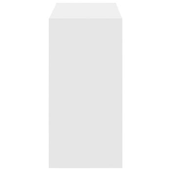 Schuhregale 2 Stk. Stapelbar Weiß 60x30x30,5 cm