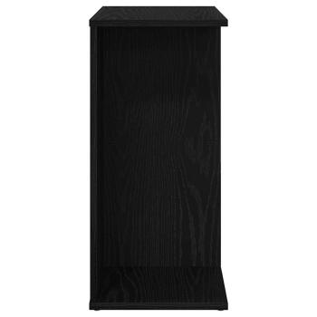 Nachttisch Schwarz Eichen-Optik 46,5x29x61 cm Holzwerkstoff