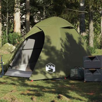 ARDEBO.de - Kuppel-Campingzelt 2 Personen Olivgrün Wasserdicht