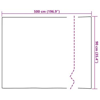 Selbstklebende Möbelfolie Hochglanz-Golden 500x90 cm PVC