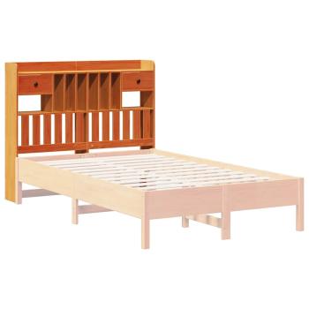 Kopfteil mit Stauraum Wachsbraun 135 cm Massivholz Kiefer
