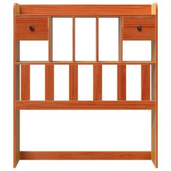 Kopfteil mit Stauraum Wachsbraun 75 cm Massivholz Kiefer