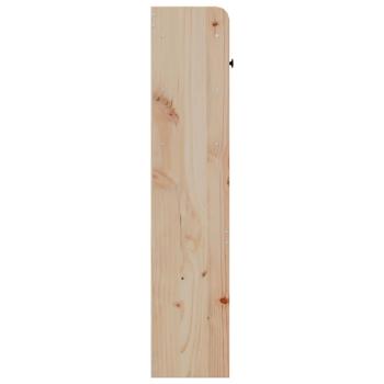 Kopfteil mit Stauraum 135 cm Massivholz Kiefer