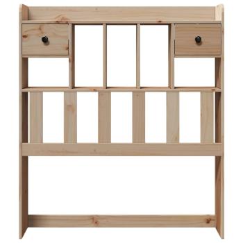 Kopfteil mit Stauraum 90 cm Massivholz Kiefer