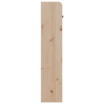 Kopfteil mit Stauraum 180 cm Massivholz Kiefer