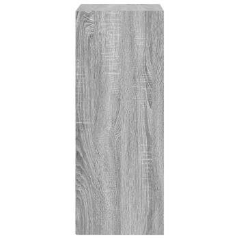 Bücherregal Grau Sonoma 40x30x77 cm Holzwerkstoff