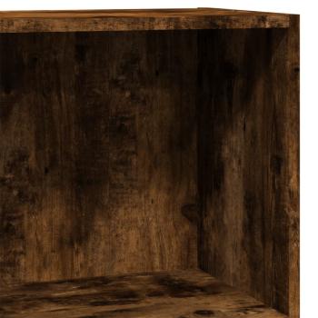 Bücherregal Räuchereiche 60x30x77 cm Holzwerkstoff