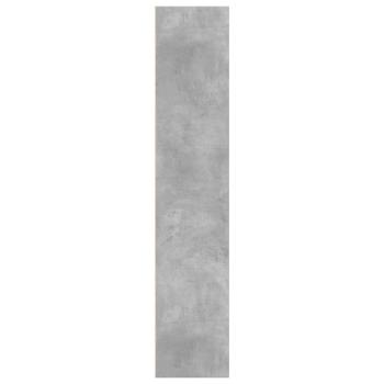 Bücherregal Betongrau 60x30x152 cm Holzwerkstoff