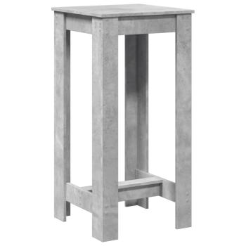 Bartisch Betongrau 51x50x103,5 cm Holzwerkstoff