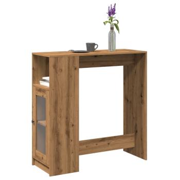 ARDEBO.de - Bartisch mit Regal Artisan-Eiche 101x40x103,5 cm Holzwerkstoff